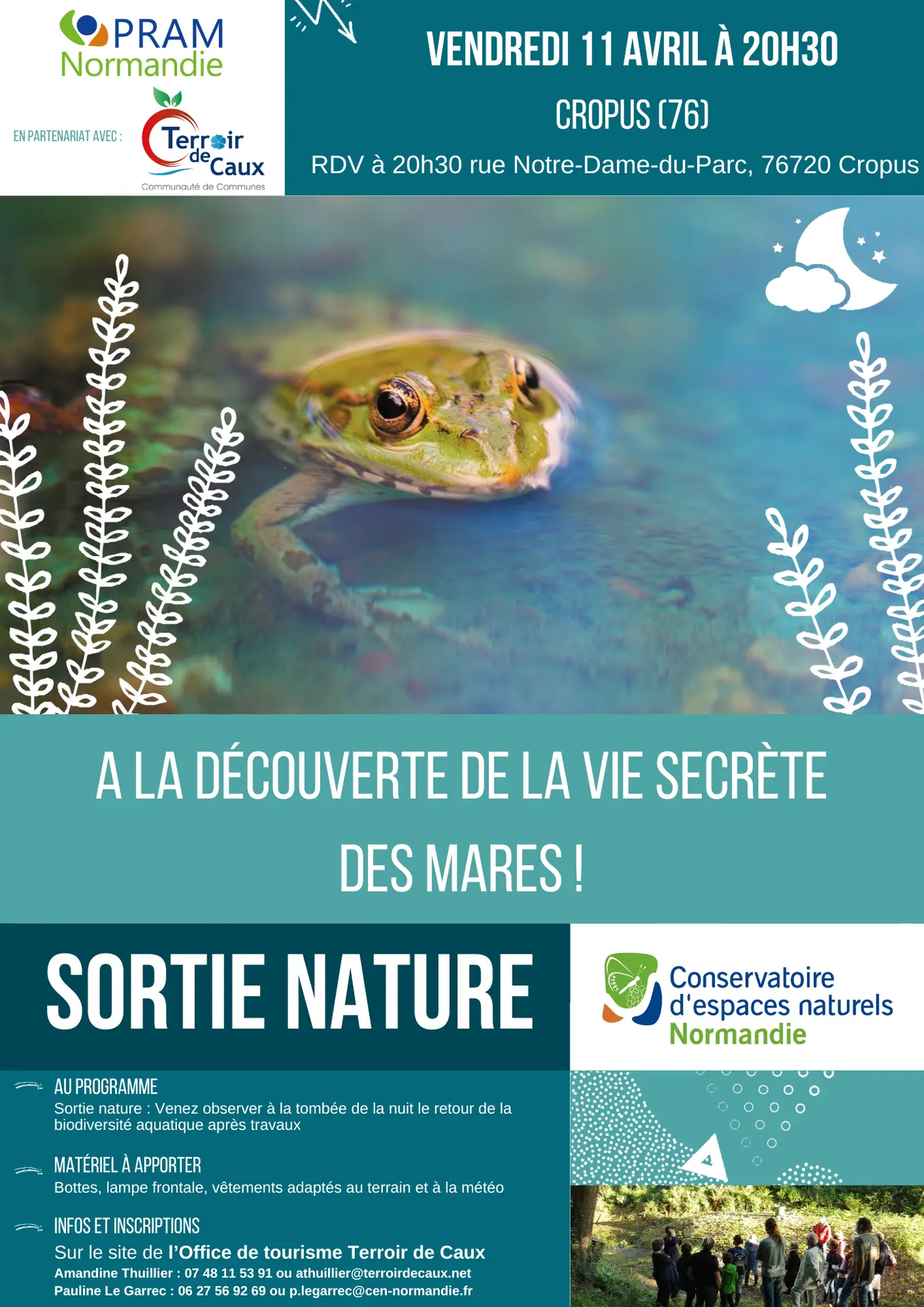Affiche Soirée retour biodiversité -