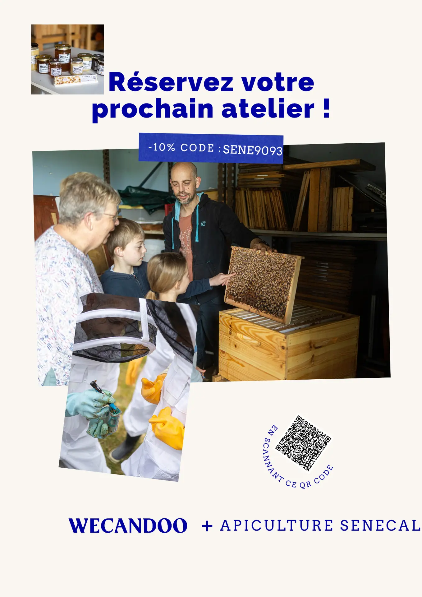 Affiche apiculteur sénécal atelier