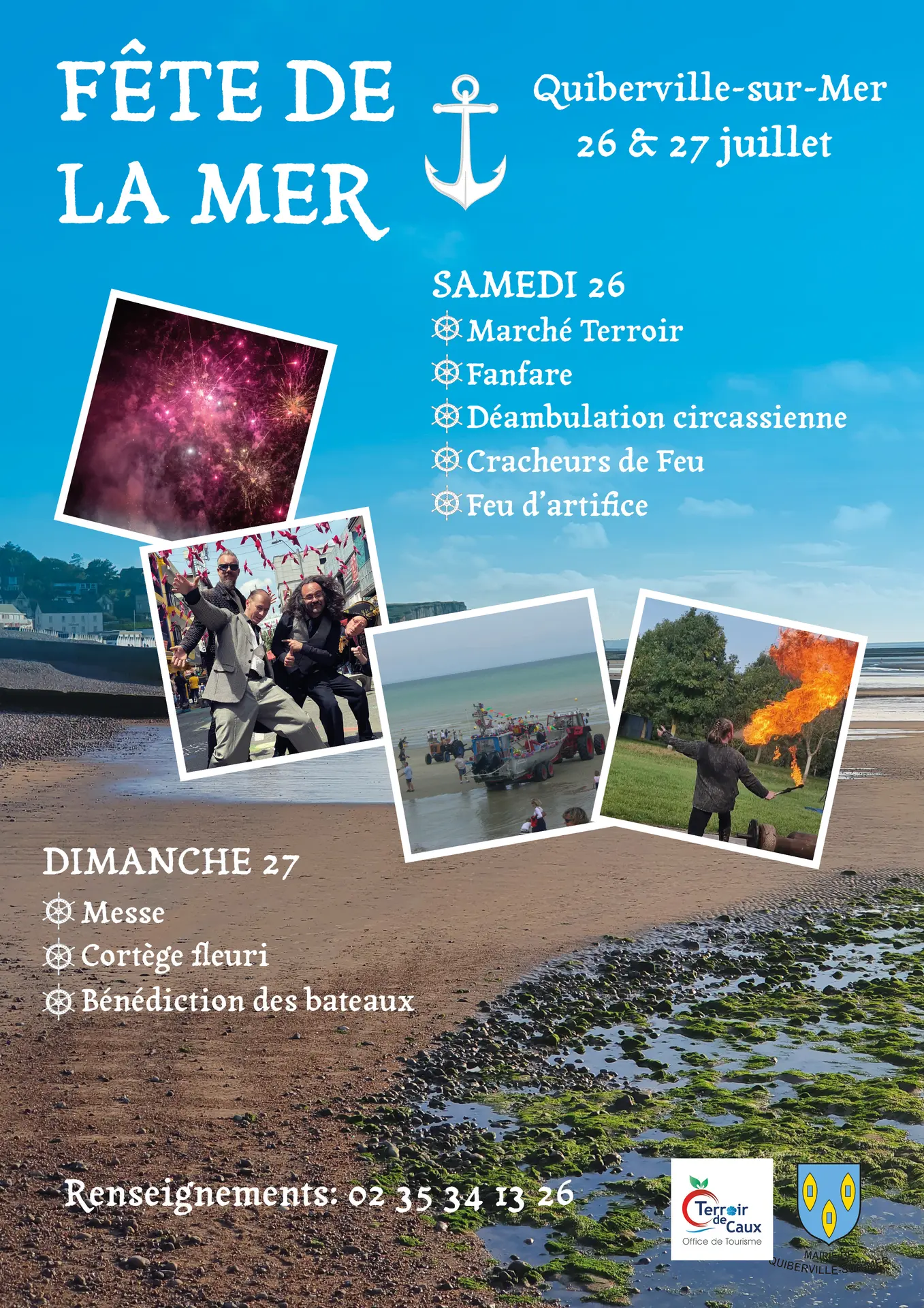 Affiche fête de la mer