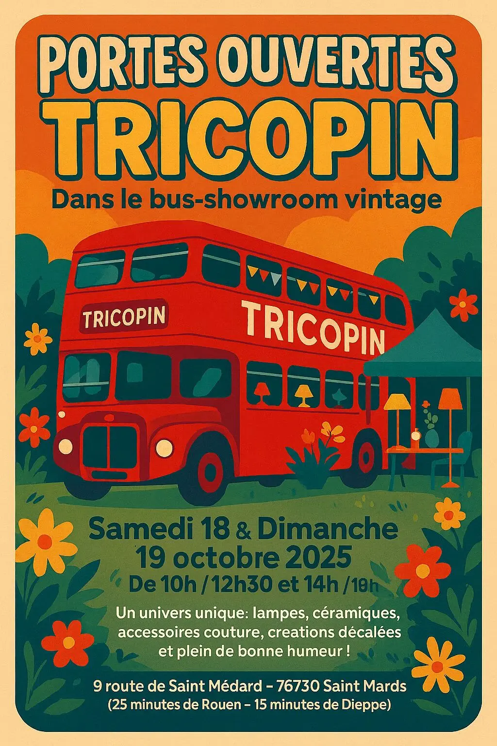 Affiche portes ouvertes Tricopin