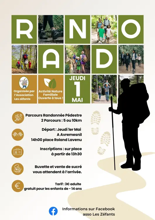 Affiche rando Avremesnil er mai25