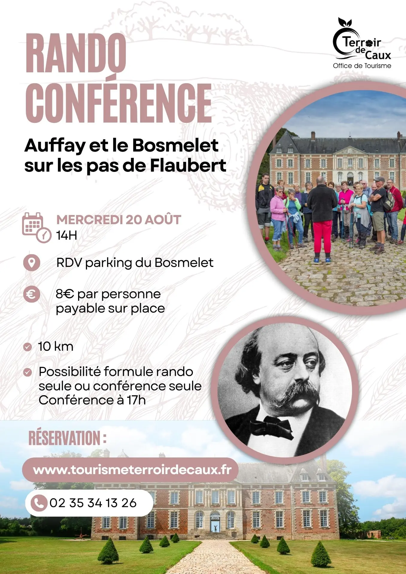 Affiche rando Flaubert 20.08.25