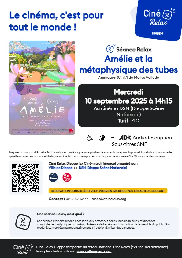 Amélie et la métaphysique des tubes affiche png