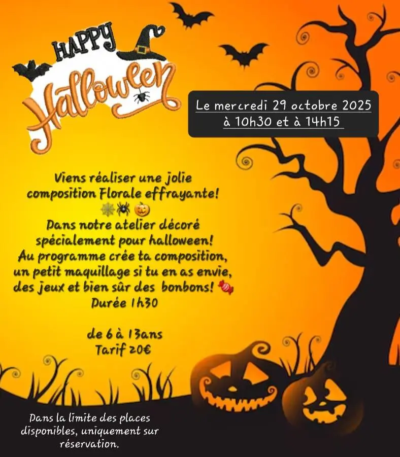 Atelier B&L HalloweenAffiche