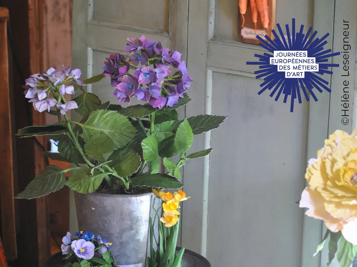 Atelier-boutique Hélène Leseigneur en démonstration