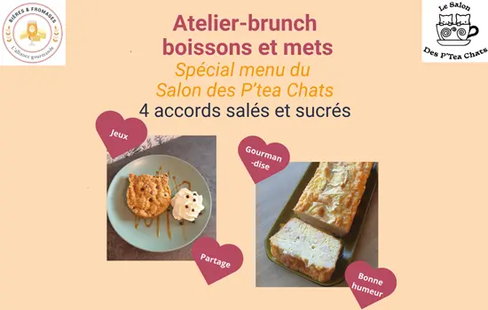 Atelier brunch - boissons et mets