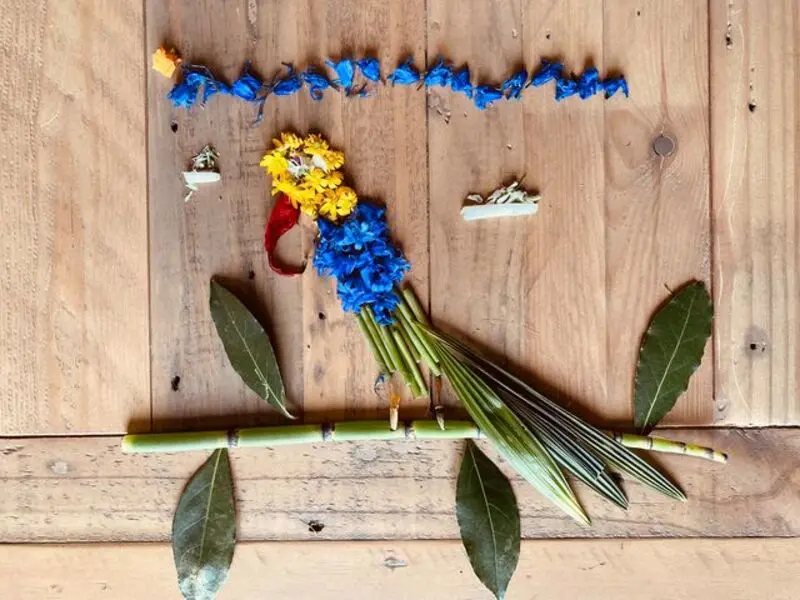 Atelier petite enfance - Land art