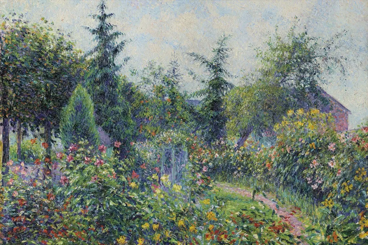 Bénédicte Percheron - Camille Pissarro, Jardin et poulailler chez Octave Mirbeau, Les Damps, 1892, huile sur toile, 73X92 cm, CC_-1200x800
