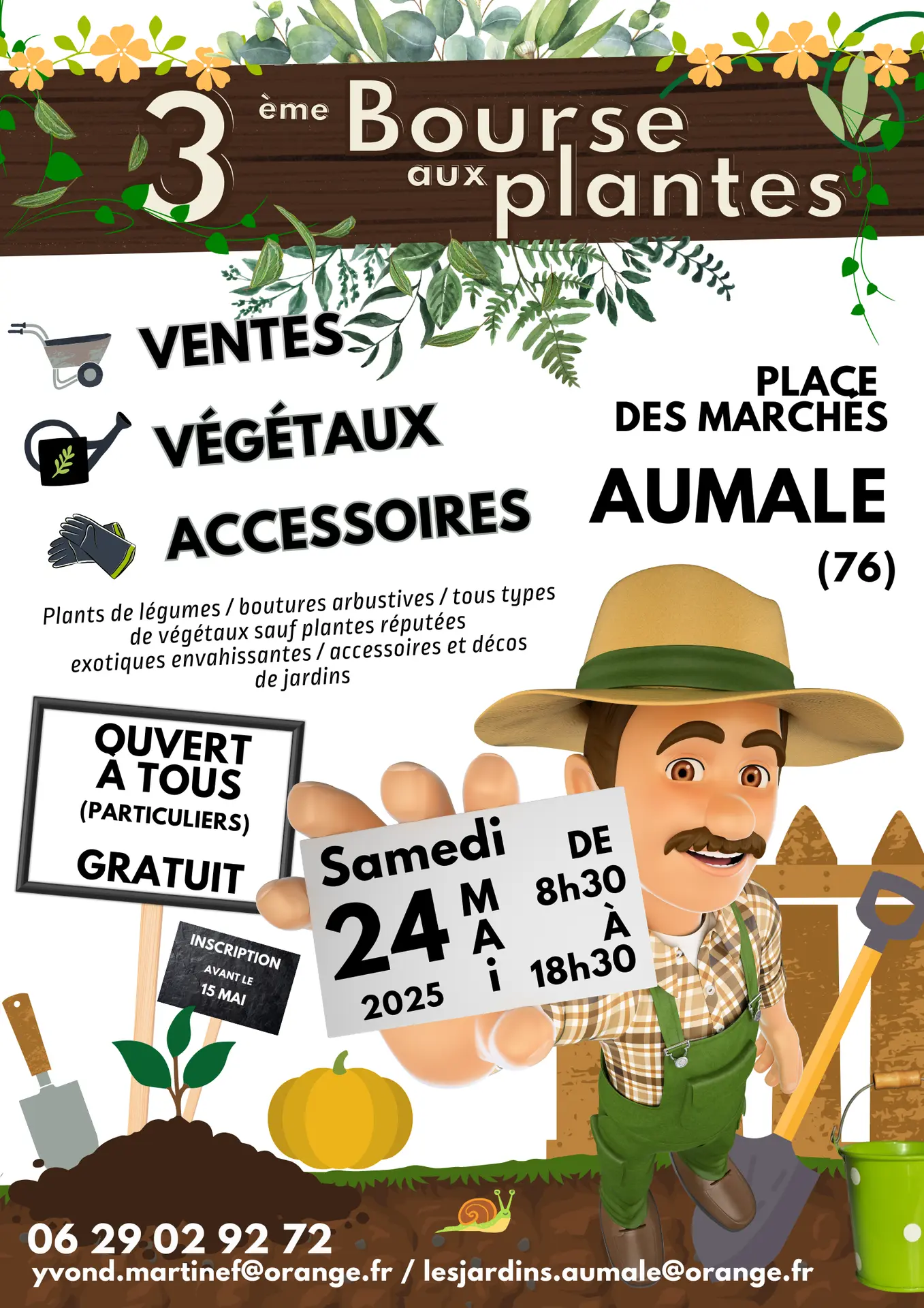 Concours photo - Aumale - Bourse aux plantes 2025