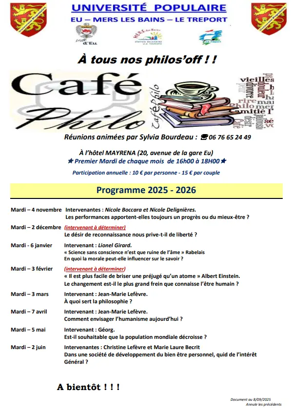 Café phili Université populaire
