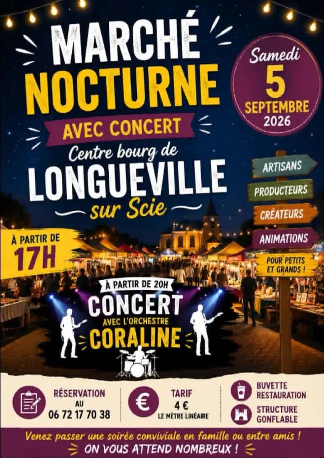 Affiche Marché nocturne