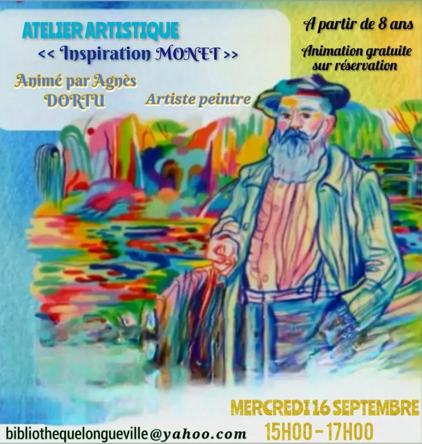 Affiche atelier peinture enfants