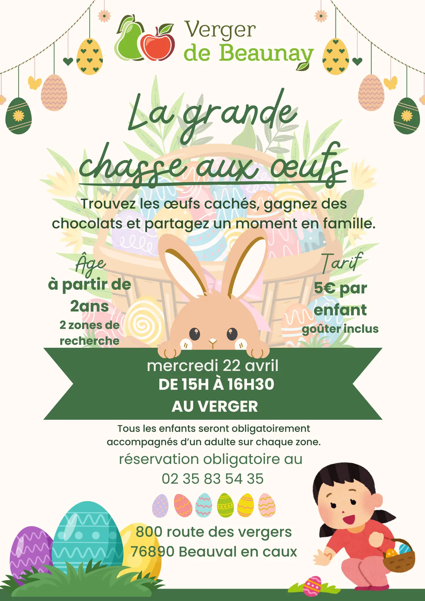 Chasse aux œufs 2026