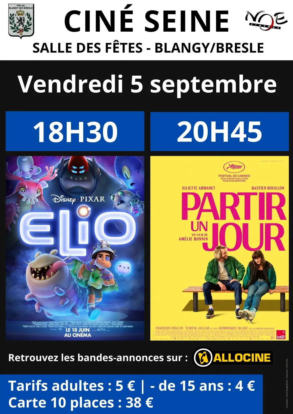 Ciné 5 septembre
