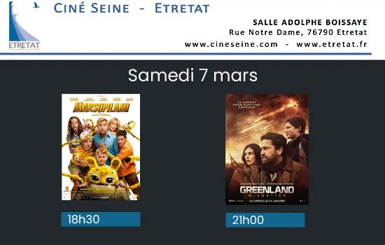 Ciné Seine -Etretat 7 mars 2026