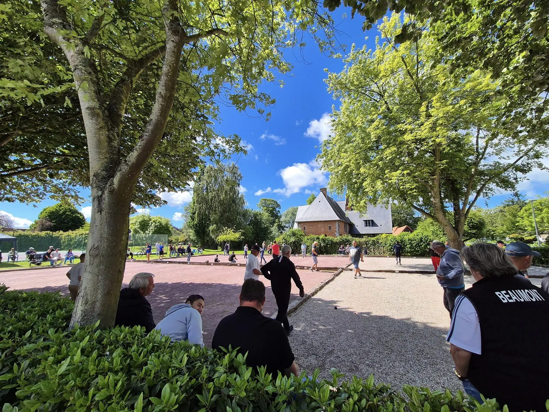 Concours de pétanque à Offranville