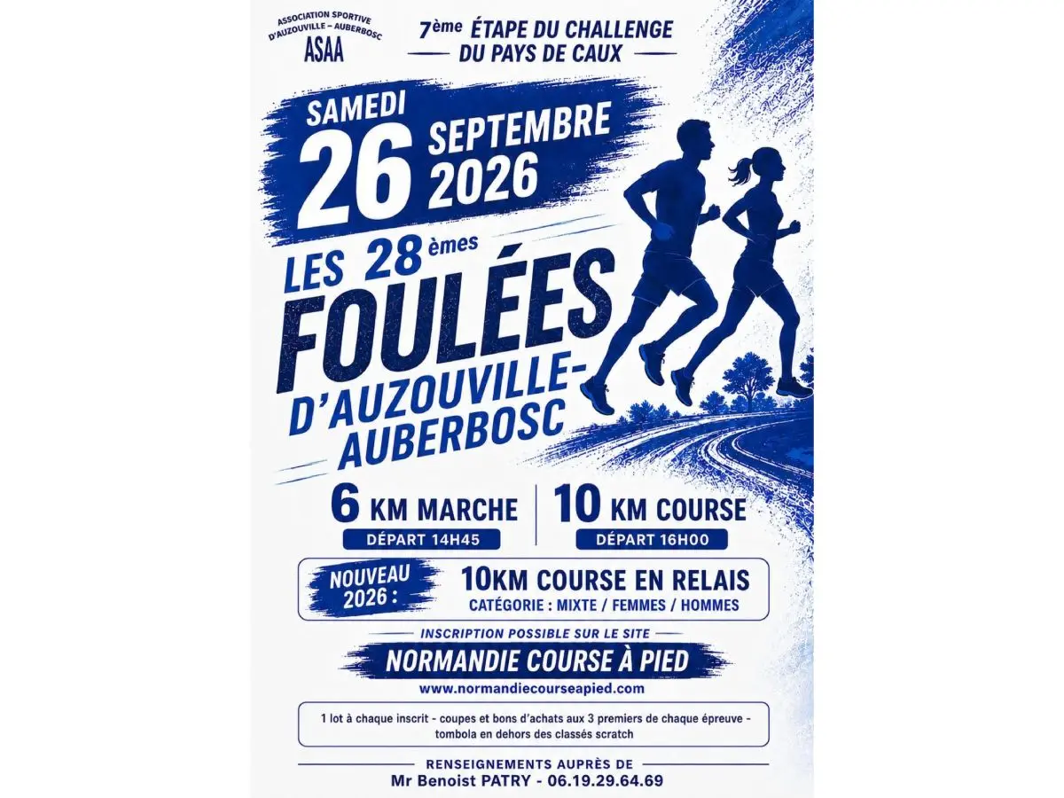 Course_Les_foulées_d'Auzouville_septembre_2026_Auzouville-Auberbosc