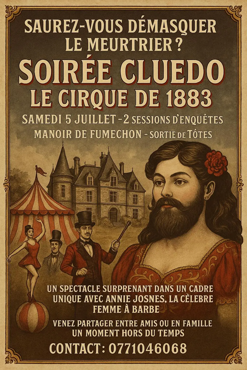 Cluedo cirque 1883