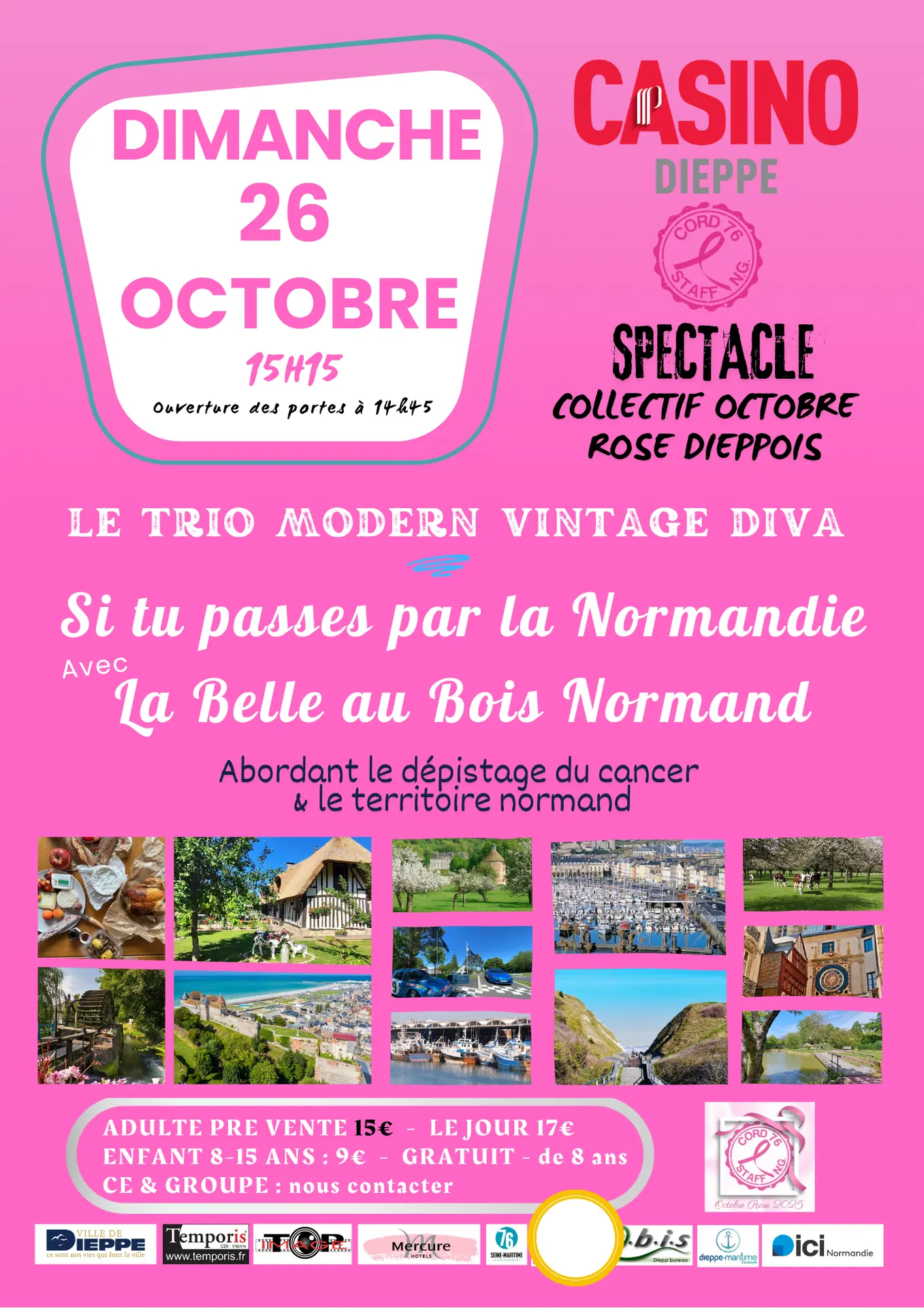 Copie de Affiche Poster Évènement Concours de Pétanque Simple Moderne Photo Bleu Rose - 1