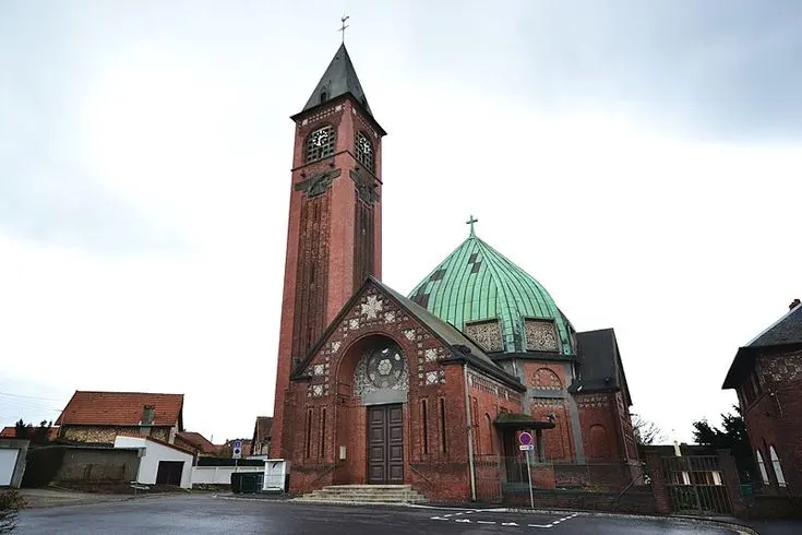Eglise paroissiale Saint-Jean-Eudes, sur la commune de Rouen (Département de la Seine Maritime)