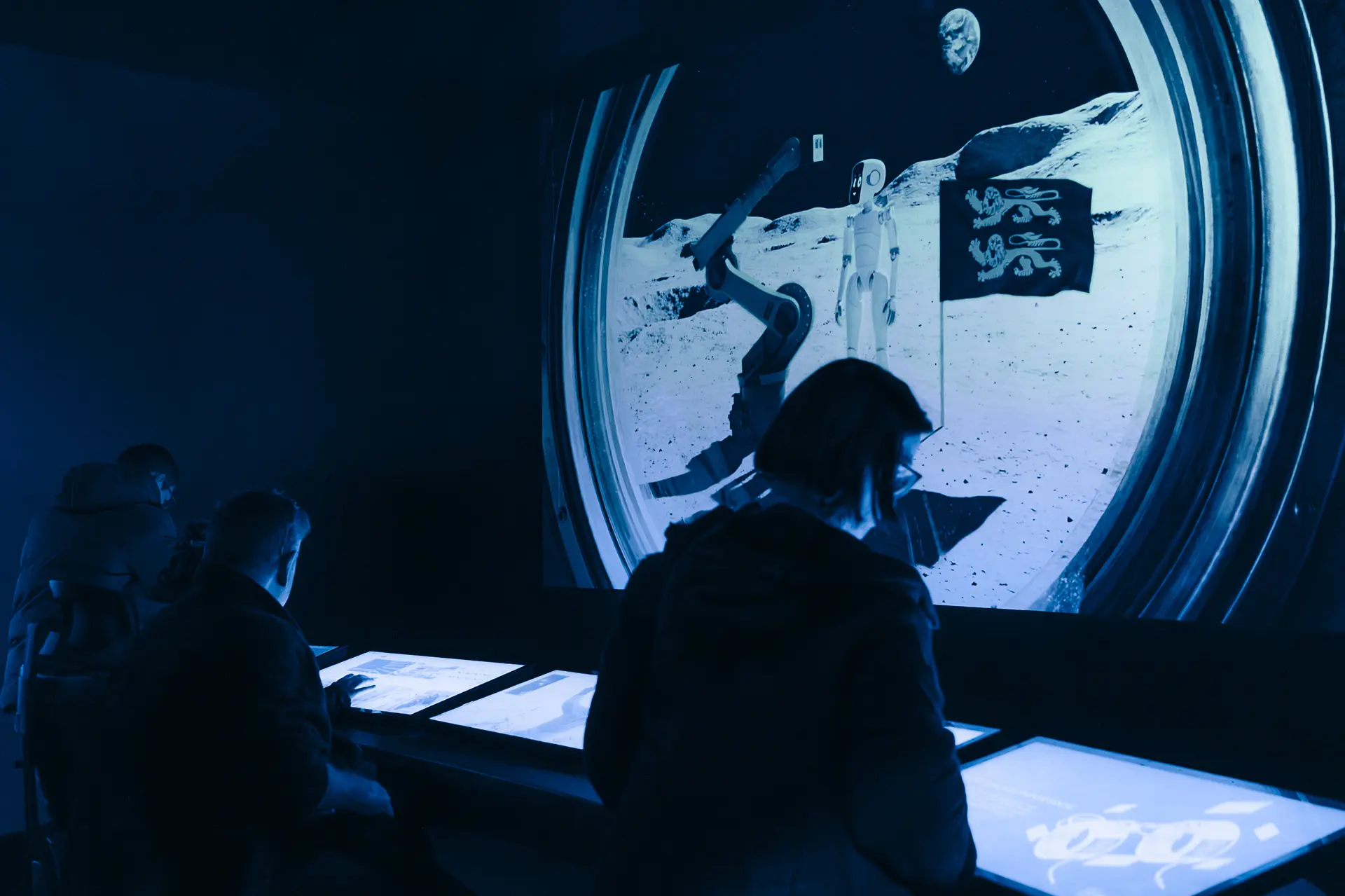 Espace cybersécurité dans l'exposition Destination IA