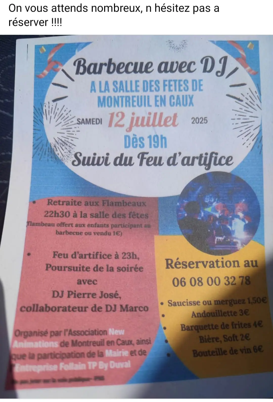 Fete Nationale Montrueil en caux