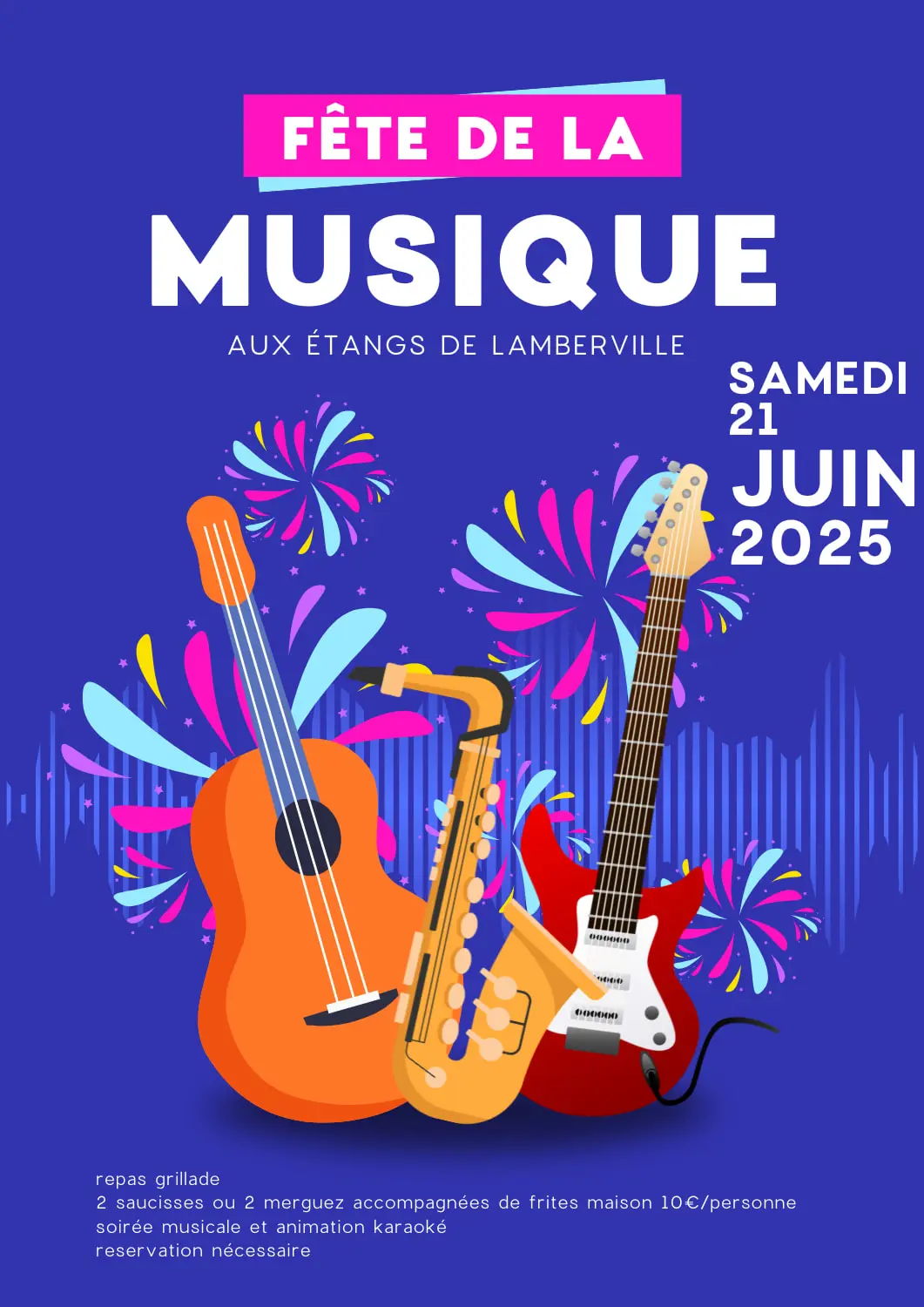 Fête de la musiqe étangs Lamberville 2025