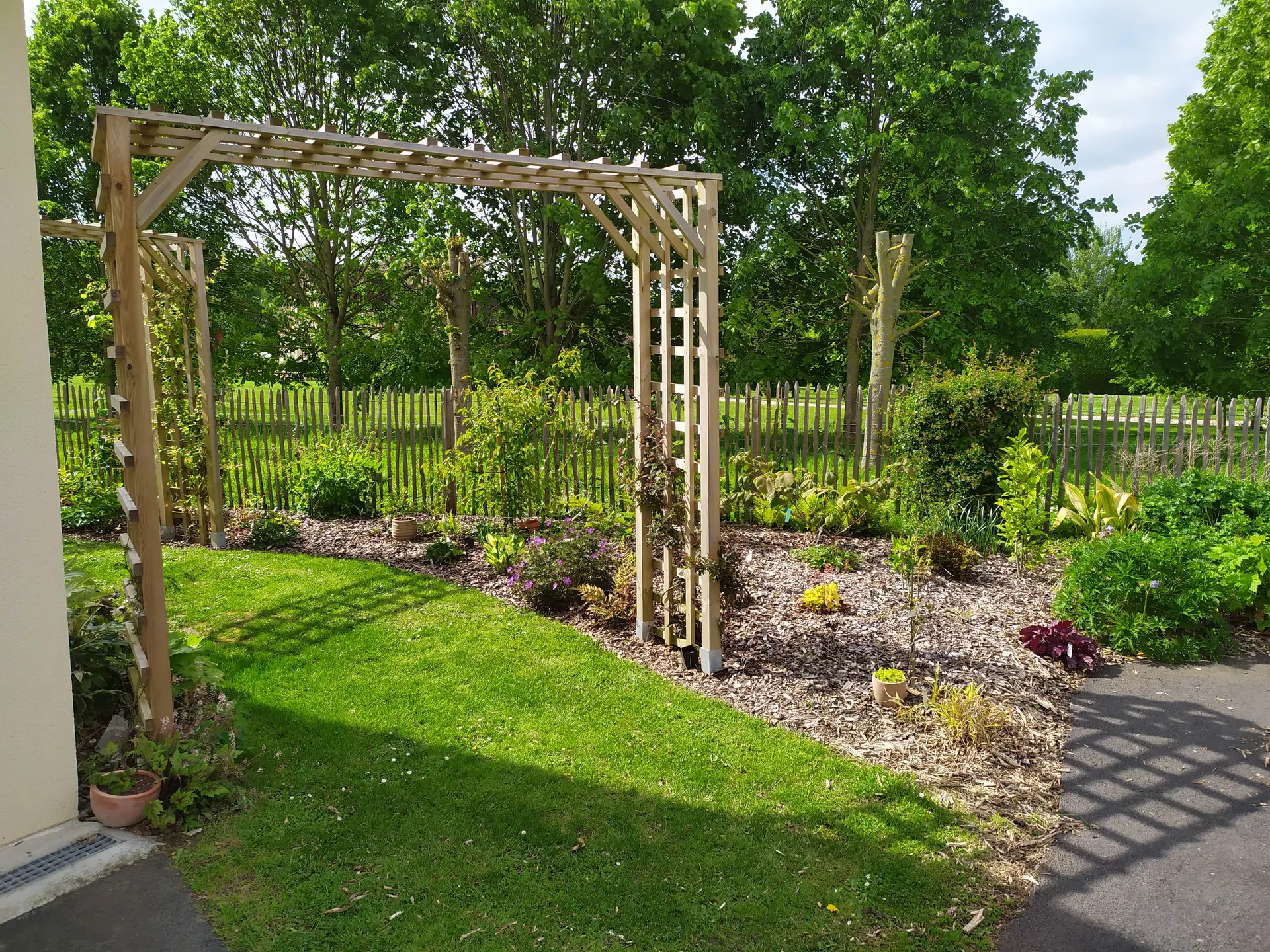 Entrée du jardin