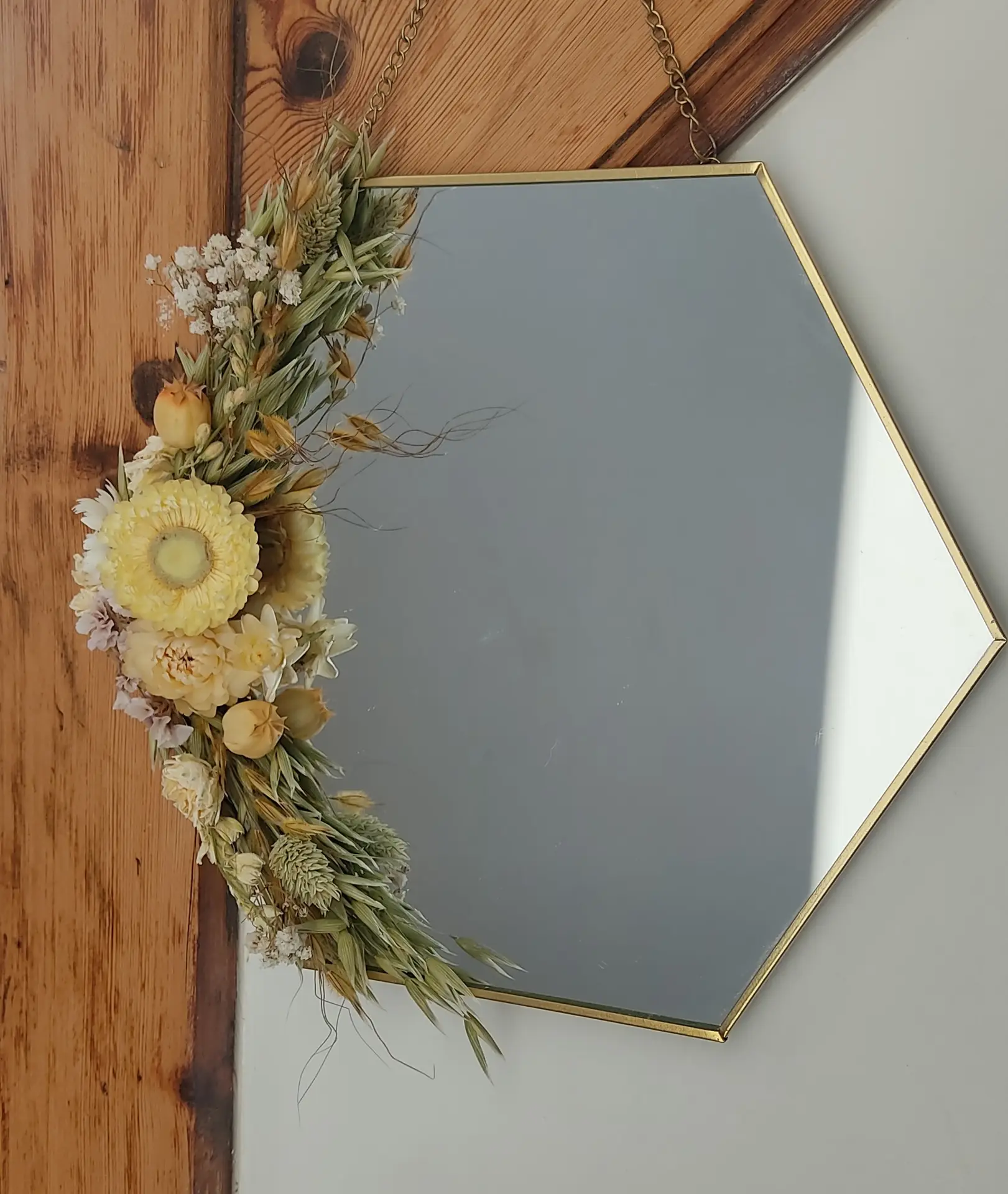 Miroir fleuri