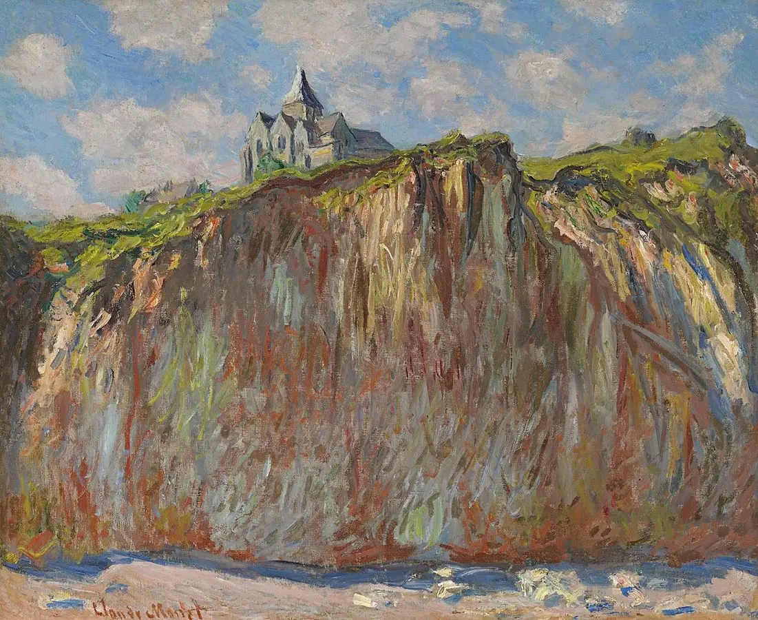 L'Église de Varengeville, effet matinal, Claude Monet,1882