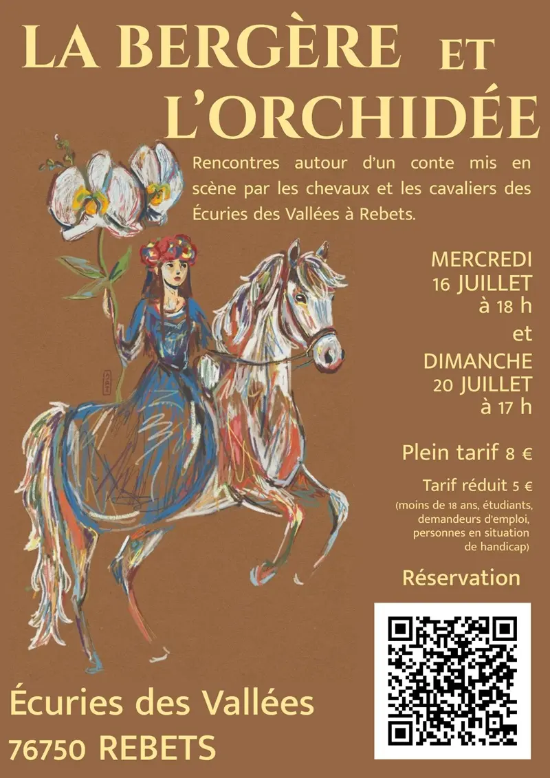 La Bergère et l'orchidée Spectacle 2025 Rebets - 1
