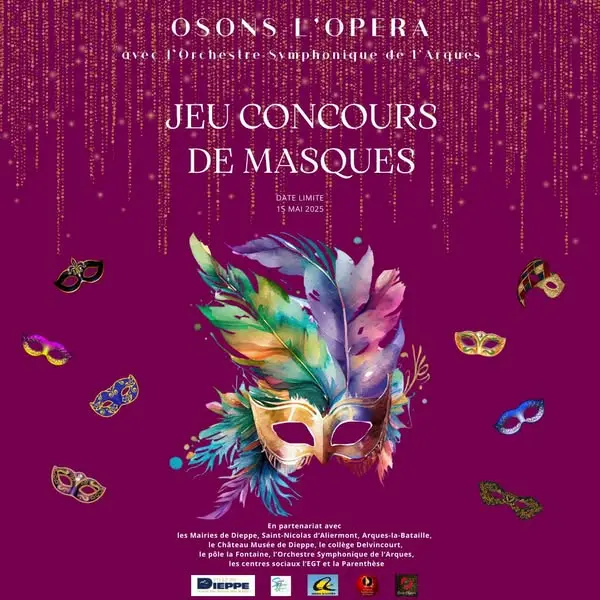 M Jeu concours masques osons l'opéra