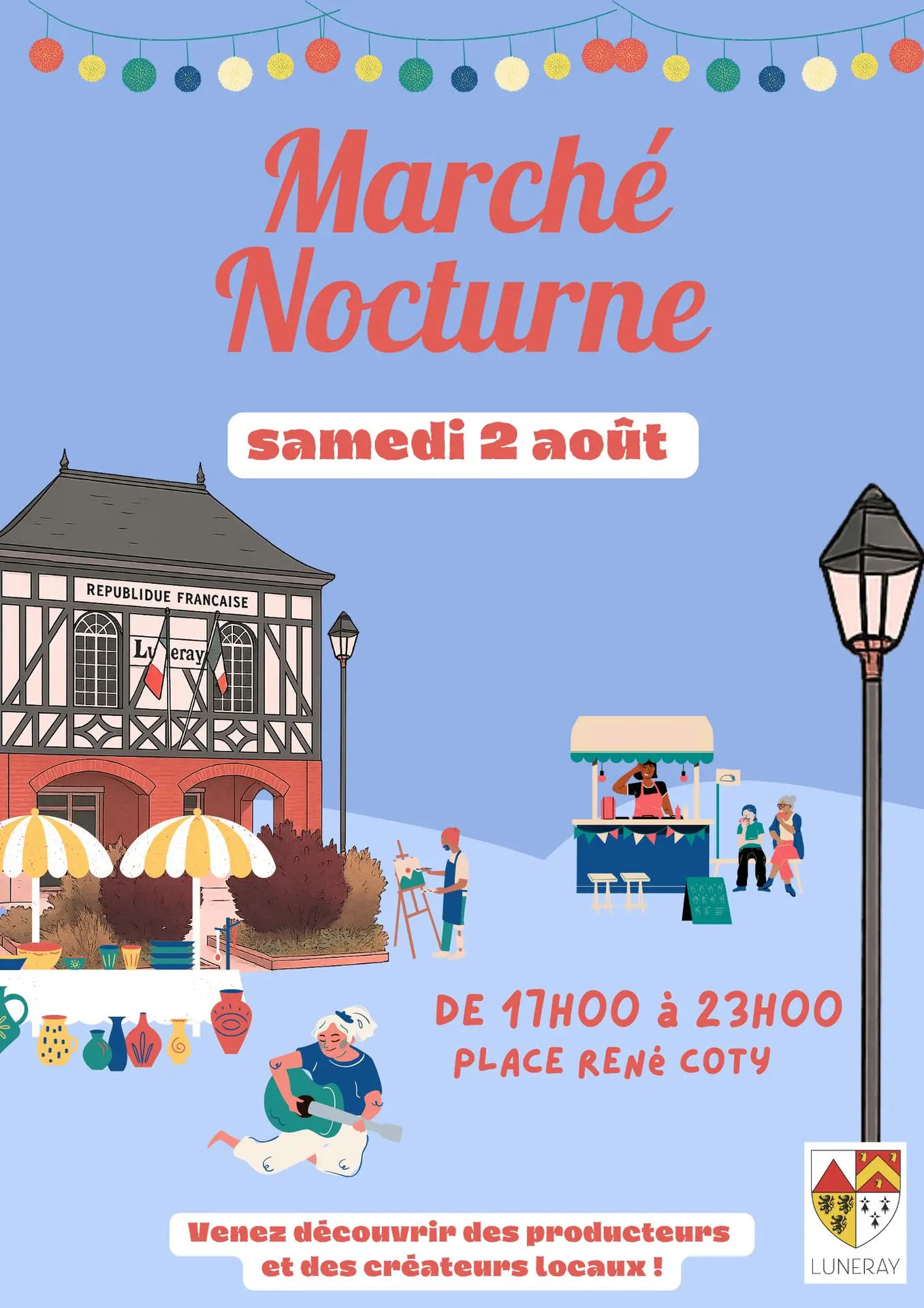 Marché Nocturne Luneray aout25
