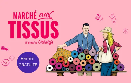 Marché aux tissus