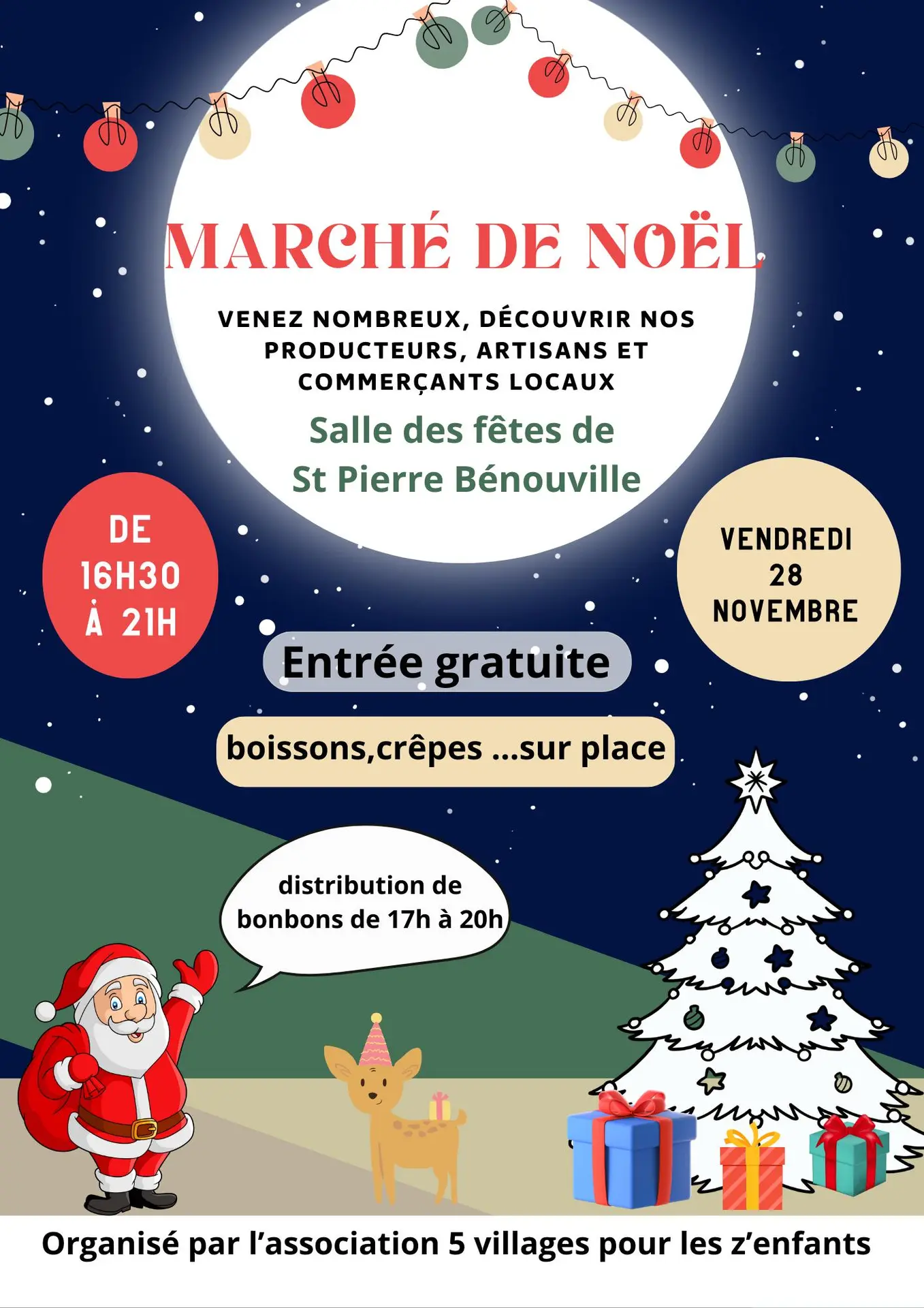 Marché de Noël St Pierre Bénovuille