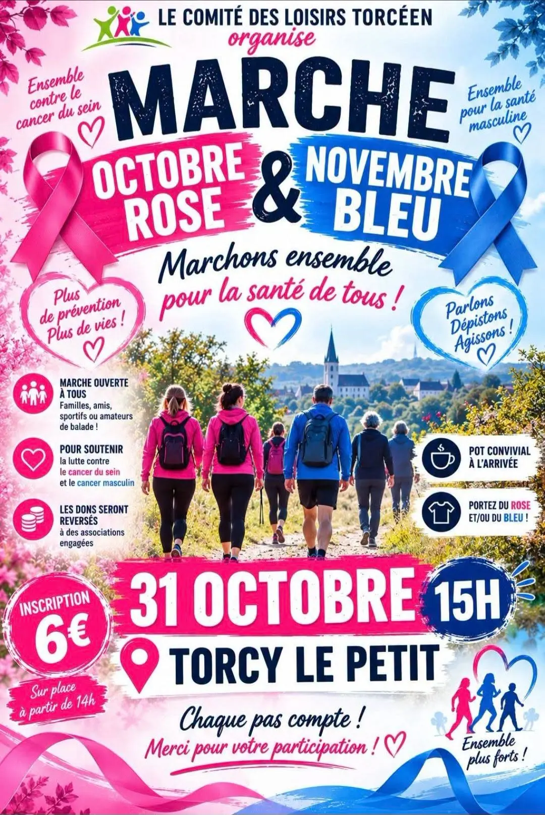 Octobre Rose Novembre Bleu 2026