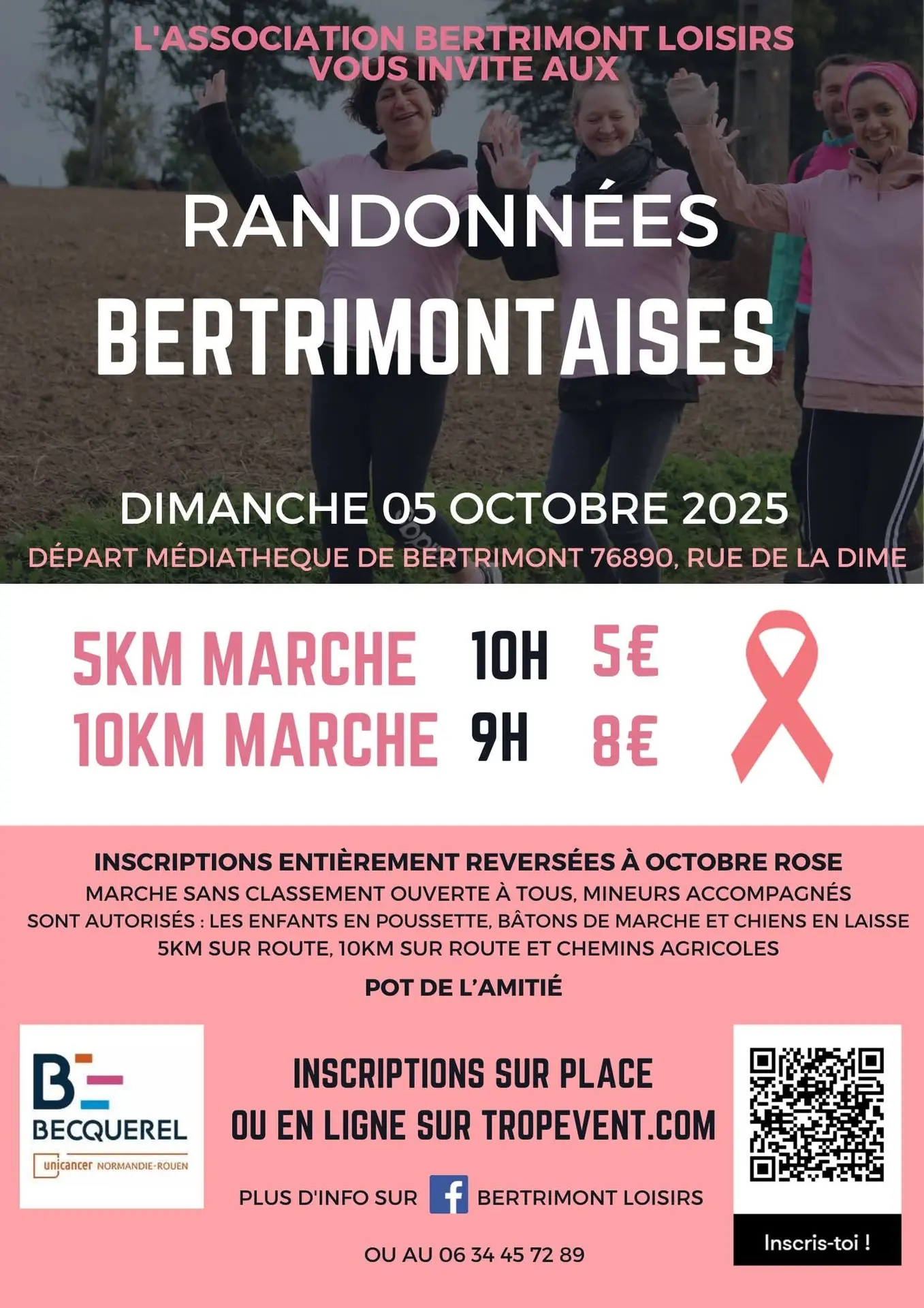 Octobre Rose Randos Bertimont