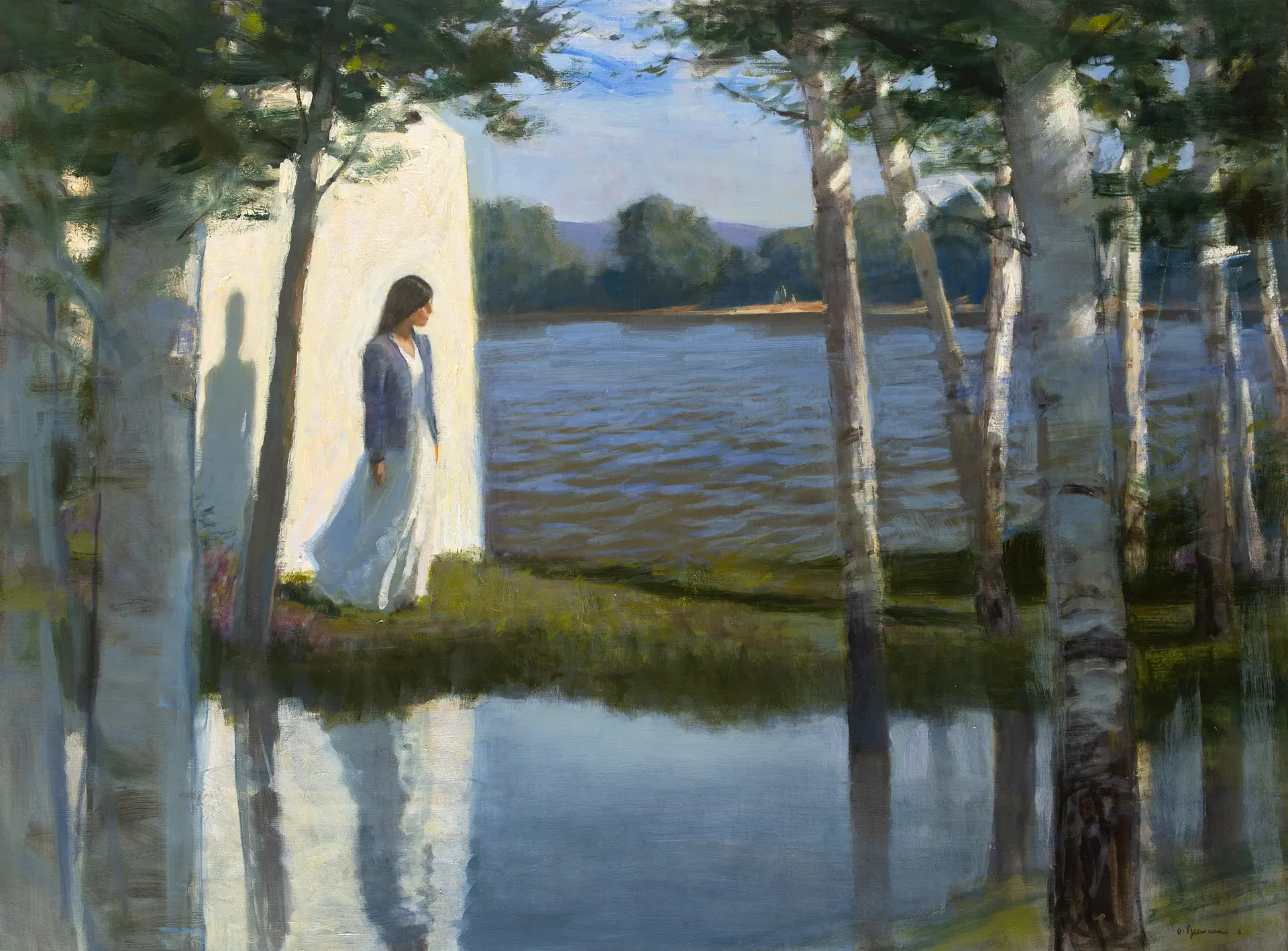 Olivier Desvaux, Les reflets de Léopoldine, 130x97cm