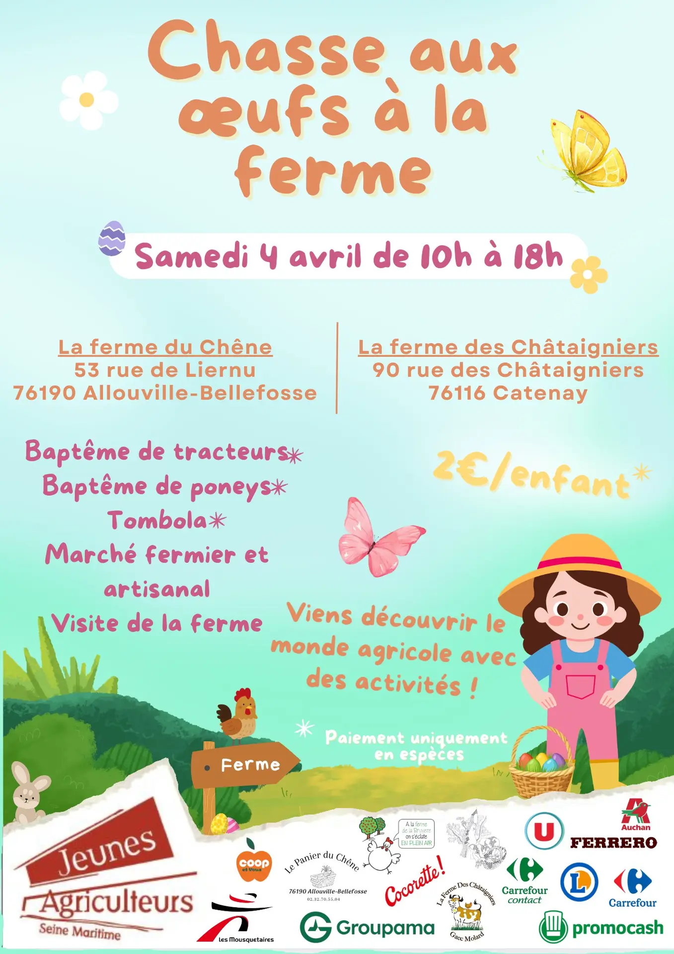 Paques-a-la-ferme-Catenay-4 avril- 2026