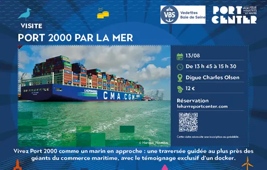 Port 2000 par la mer (août)
