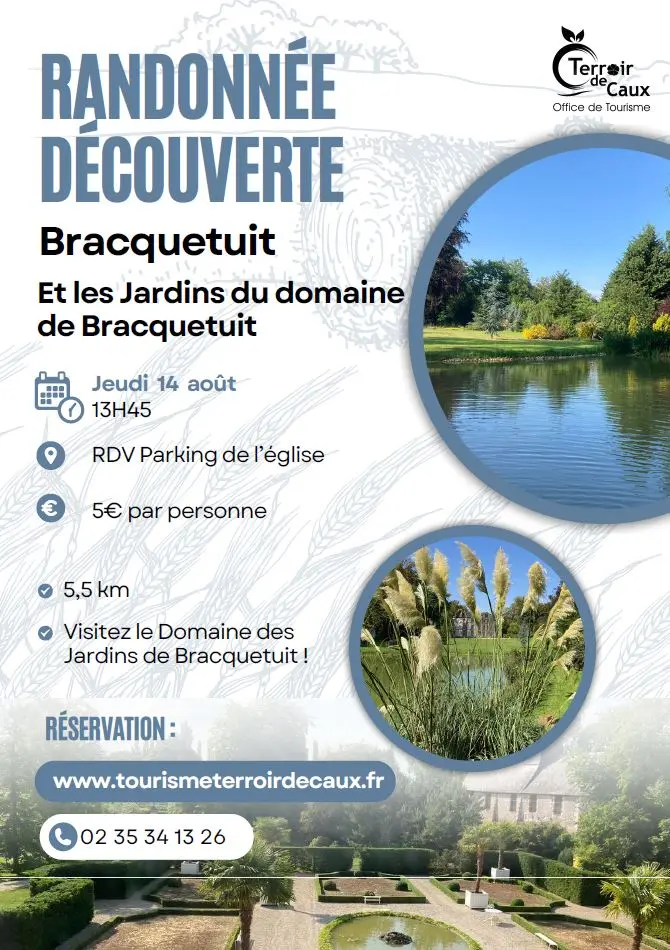 Randonnée découverte des Jardins de Bracquetuit