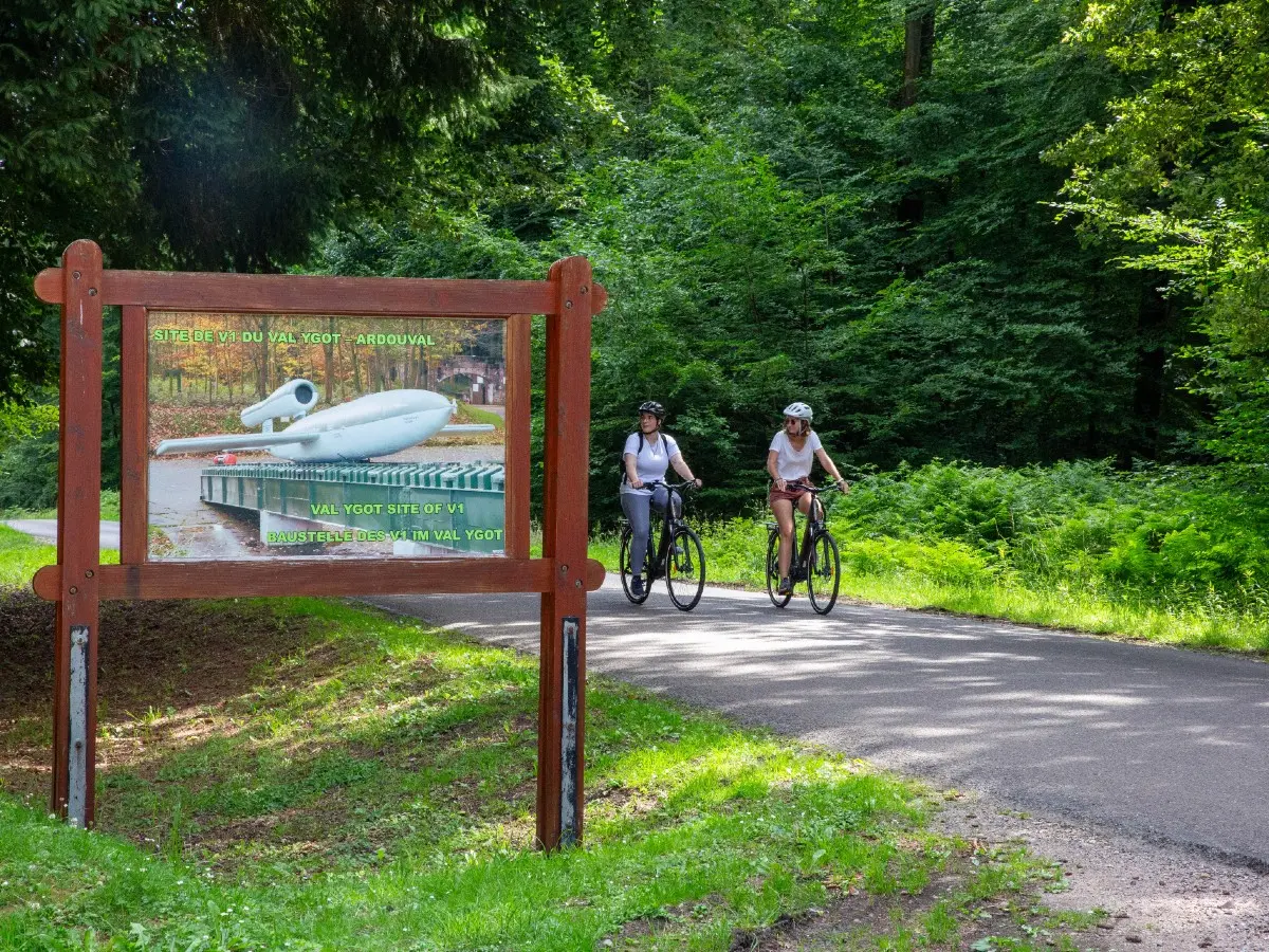 Le site du Val d'Ygot à vélo