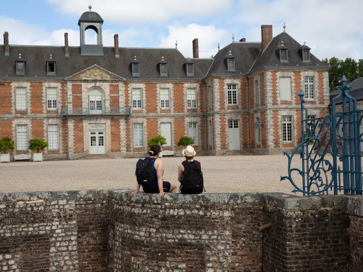 Pause au chateau de Galleville
