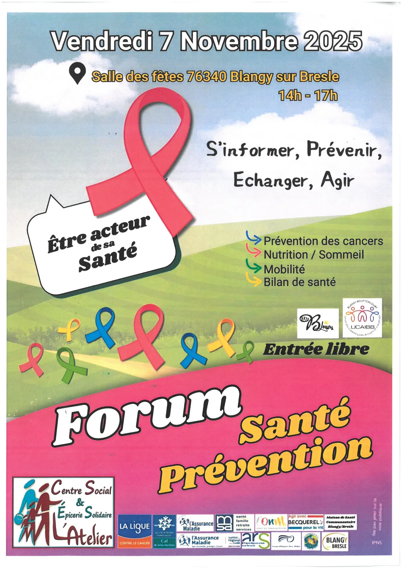 Forum santé - 7 NOVEMBRE