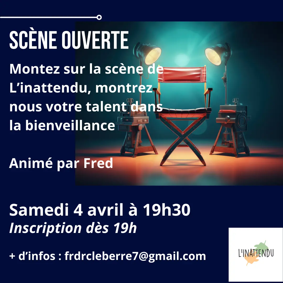 Scène ouverte avril  - 1