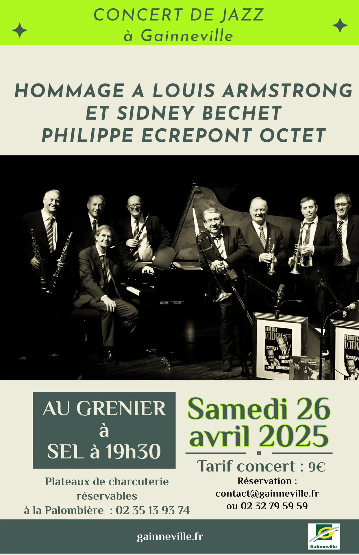 Concert : Hommage à Louis Amstrong et Sidney Bechet