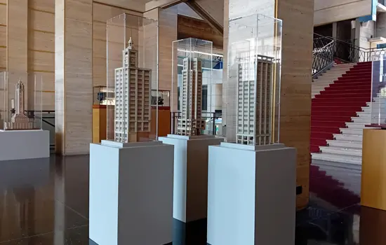 Maquettes de l'Hôtel du Ville du Havre