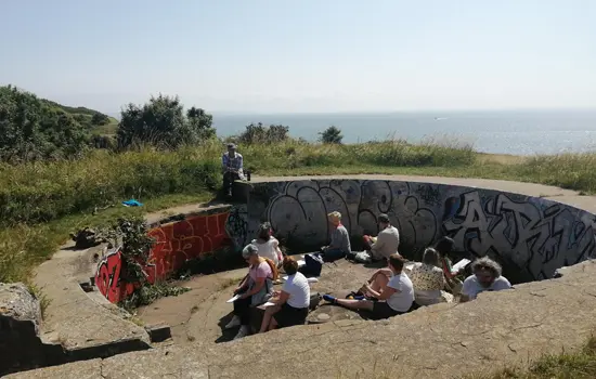 Au rythme du slam au cap de la Hève