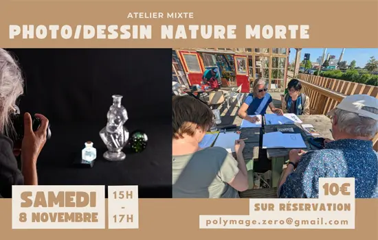 Atelier mixte photo-dessin