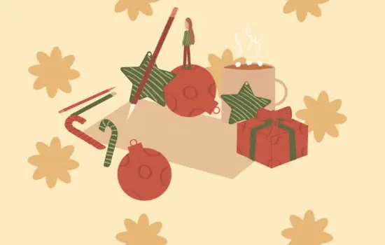 Atelier créatif sur le thème de Noël